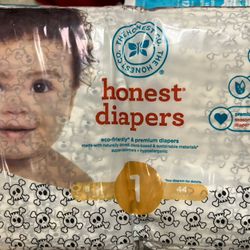 Honest diaper size one