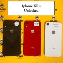Iphone XR Unlocked 64 & 128 & 256 Gb Avaible