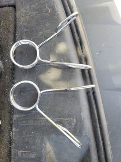 2 SETS OF 2" HOLE OLYMPIC SQUEEZE CLIPS. 12$ EACH 
11525 S HALSTED/7111.S WESTERN 
12$ EACH  CASH ONLY AS IS