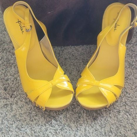 New Yellow Heels