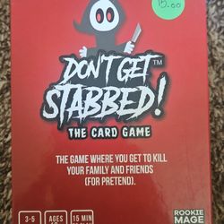 Don't Get Stabbed Card Game