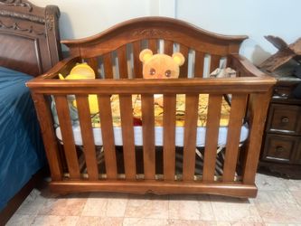 Crib And Dresser - Table Change Real Wood 