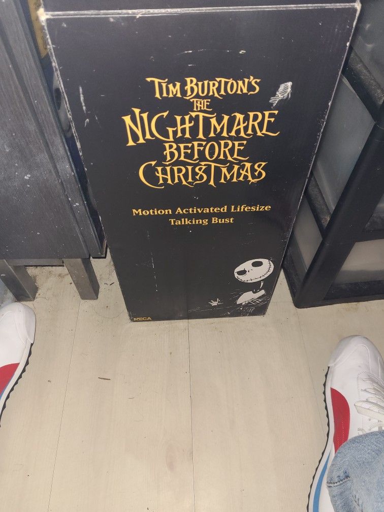 Nightmare Before Christmas Talking Jack Bust