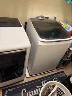 Large Samsung washer and dryer