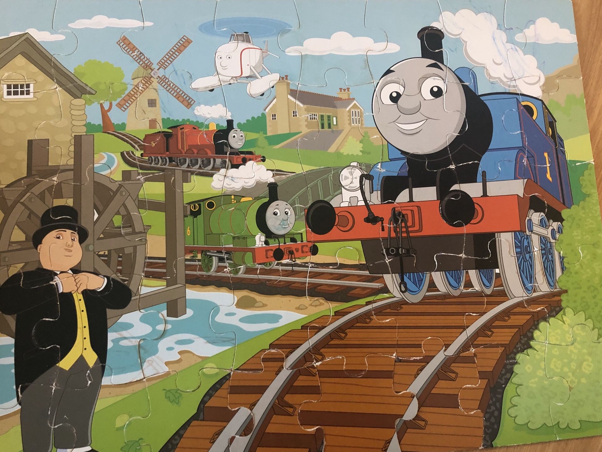 Wooden Giant Puzzle Thomas the train