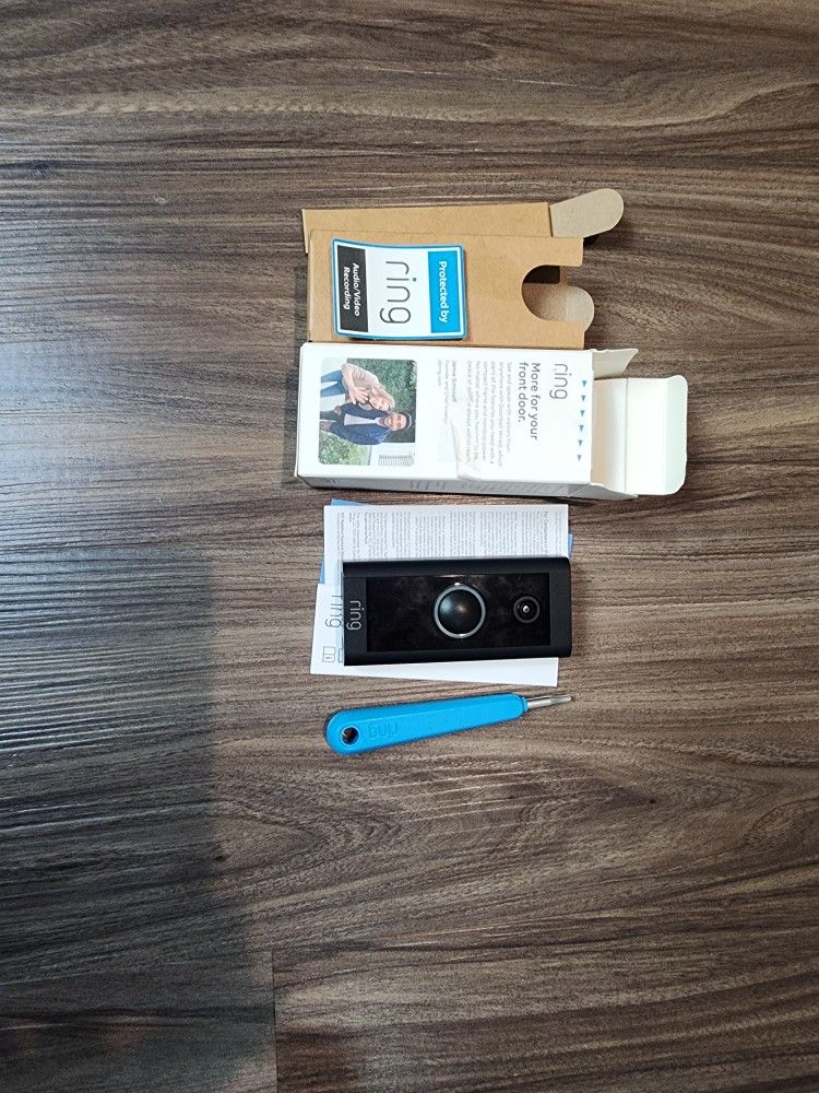 Ring Doorbell Wired Black