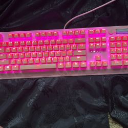 Pink RGB Keyboard