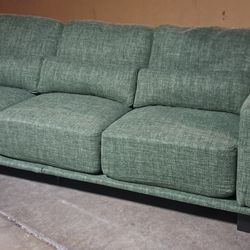 Nice Modern  Dark Green Sofa.