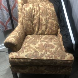 Chip And Dale Wingback Thomasville Chair. Vintage 