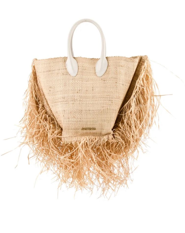 Jacquemus Straw Top Handle Bag