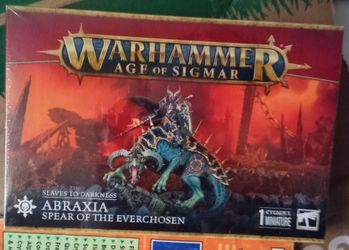 Warhammer, Age of Sigmar, Abraxia Spear of the Everchosen For Sale. New, Never Opened.