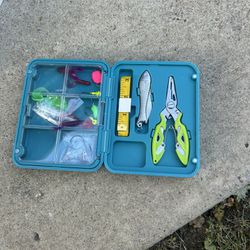 BRAND NEW Adventure Out There Fishing Utility Tool Kit w/ magnetic closure