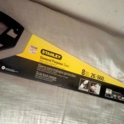 New Stanley General Purpose Saw 