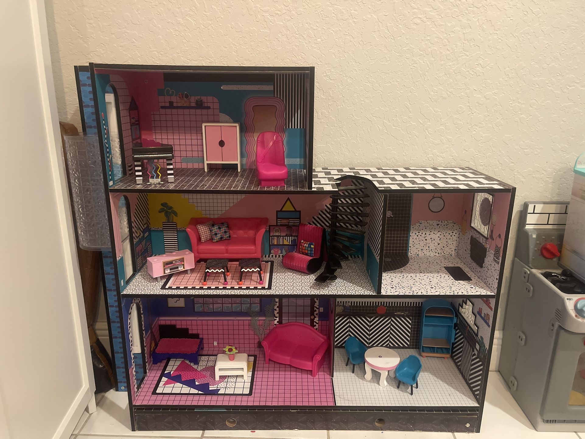 lol Doll House LOL Surprise Omg Dollhouse Elevator And Pool Drawer