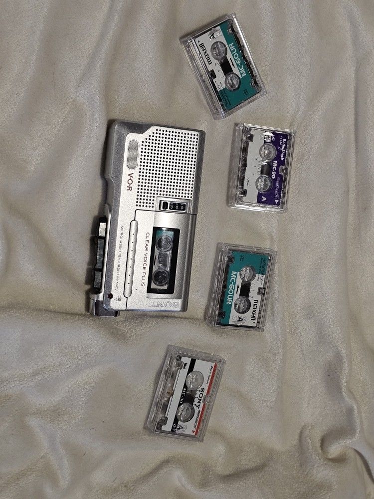 Sony VOR M-560V microcassette recorder