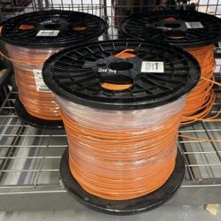 2500ft Rolls 10awg Copperhead Duratrace Solid CCS Tracer Wire 30 MIL  HDPE 30 Volt Direct Bury Only Orange 2500 feet rolls  3 rolls available  Normall
