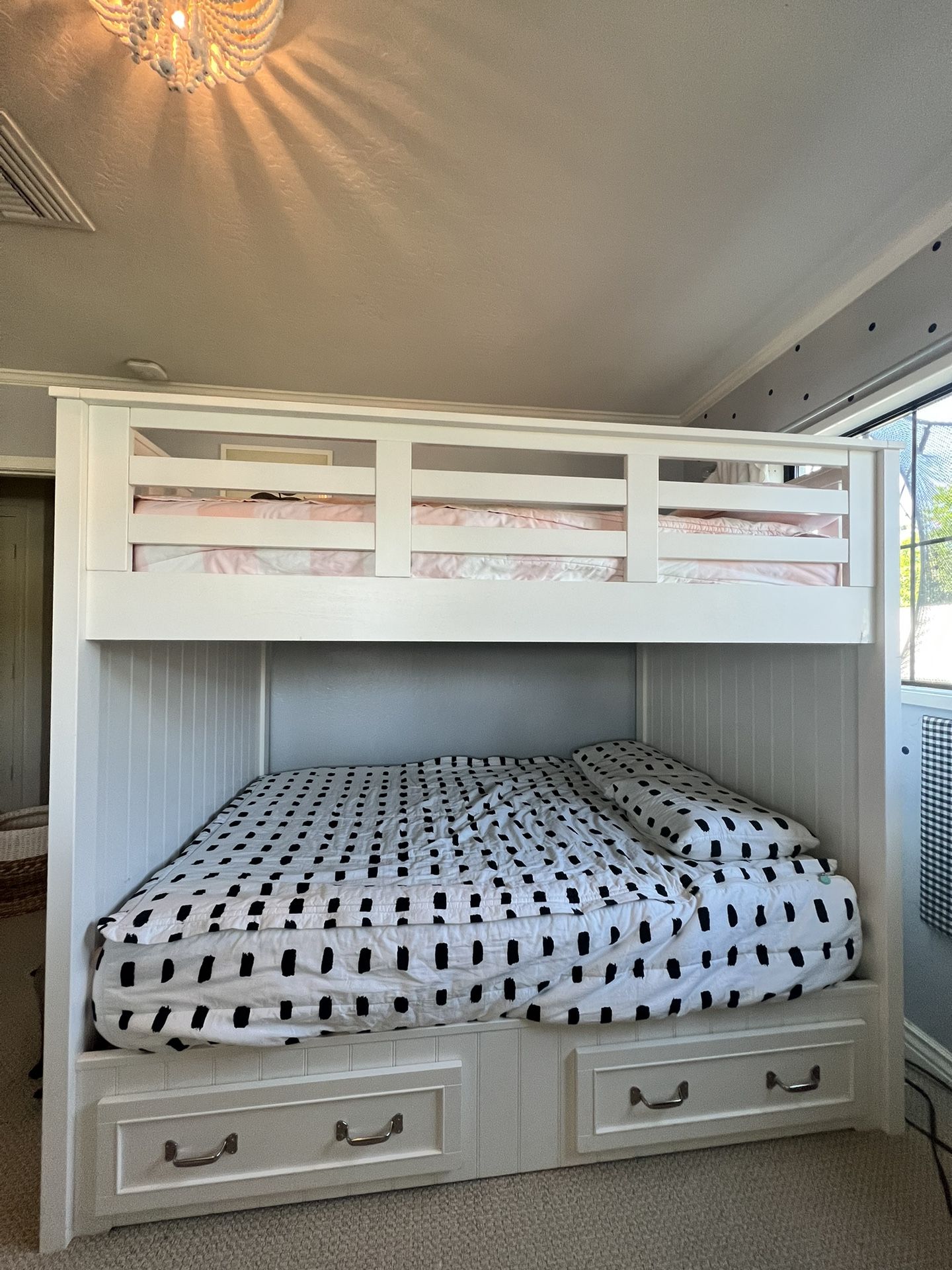 Pottery Barn Belden Full-Over-Full Bunk Bed- Used