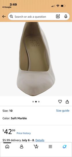 Naturalizer evie, soft marble size 7 1/2