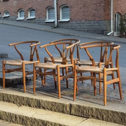 carl Hansen and son Wishbone Chairs 