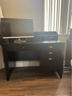New, Modern Black Desk