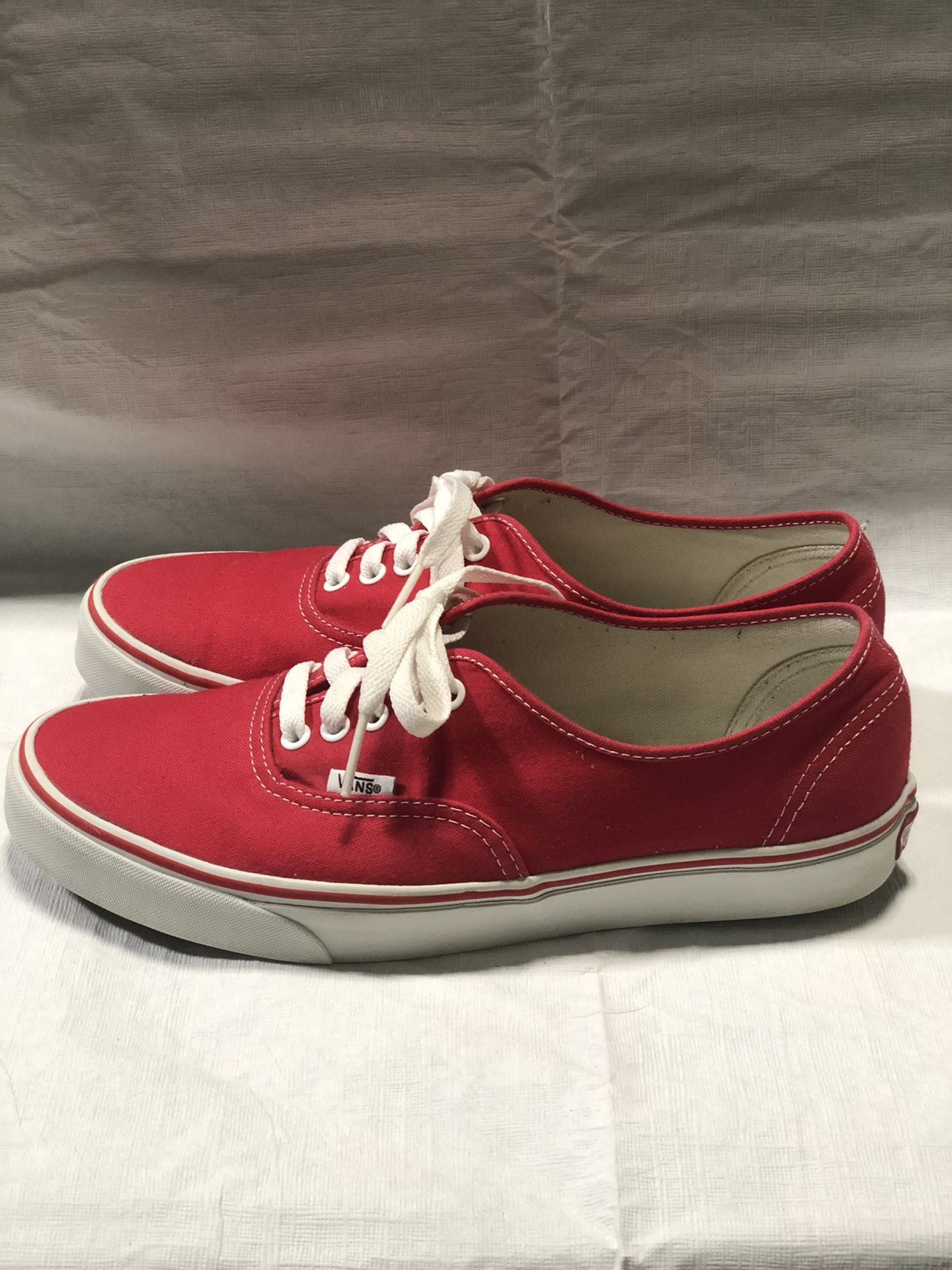 Vans “Authentic” Red size 10