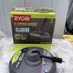 RYOBI 12 in. 2,300 PSI Electric Pressure Washers Surface Cleaner