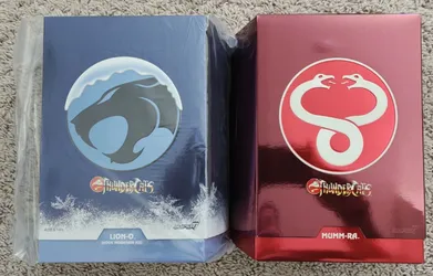 Super7 ThunderCats Mumm-Ra Evil Glow & Lion-O Hook Mountain Ice – Set of 2
