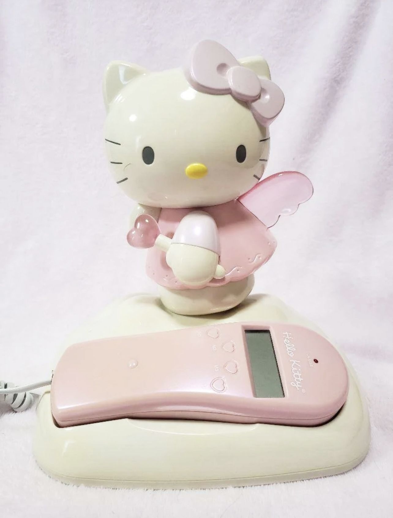 Hello Kitty Angel Sanrio Pink Landline Flash Telephone Phone 
