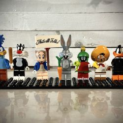 7 Lego Custom Looney Tunes Minifigures