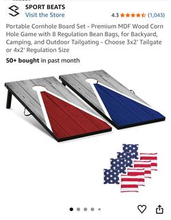 Sport Beat Portable Cornhole Board Set