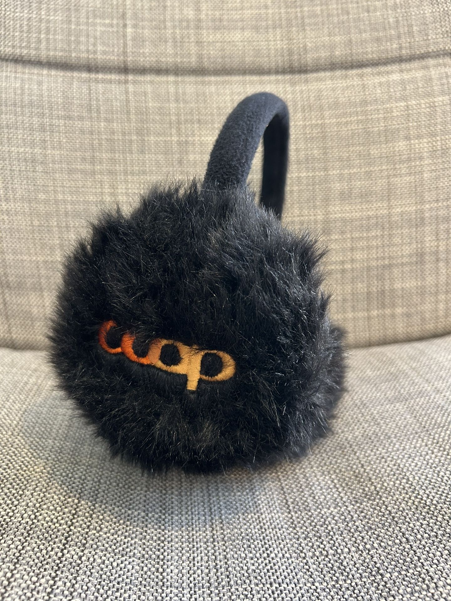 Kid Fluffy Earmuffs Black