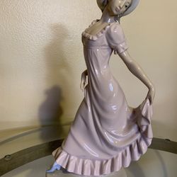 Nao By LLADRO “Woman In Long Pink Dress”