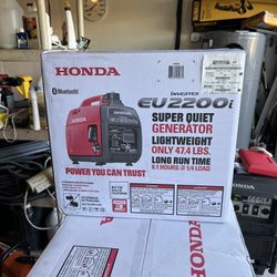 Honda EU 2200 IS Bluetooth current model brand new in the box 950 firm not negotiable