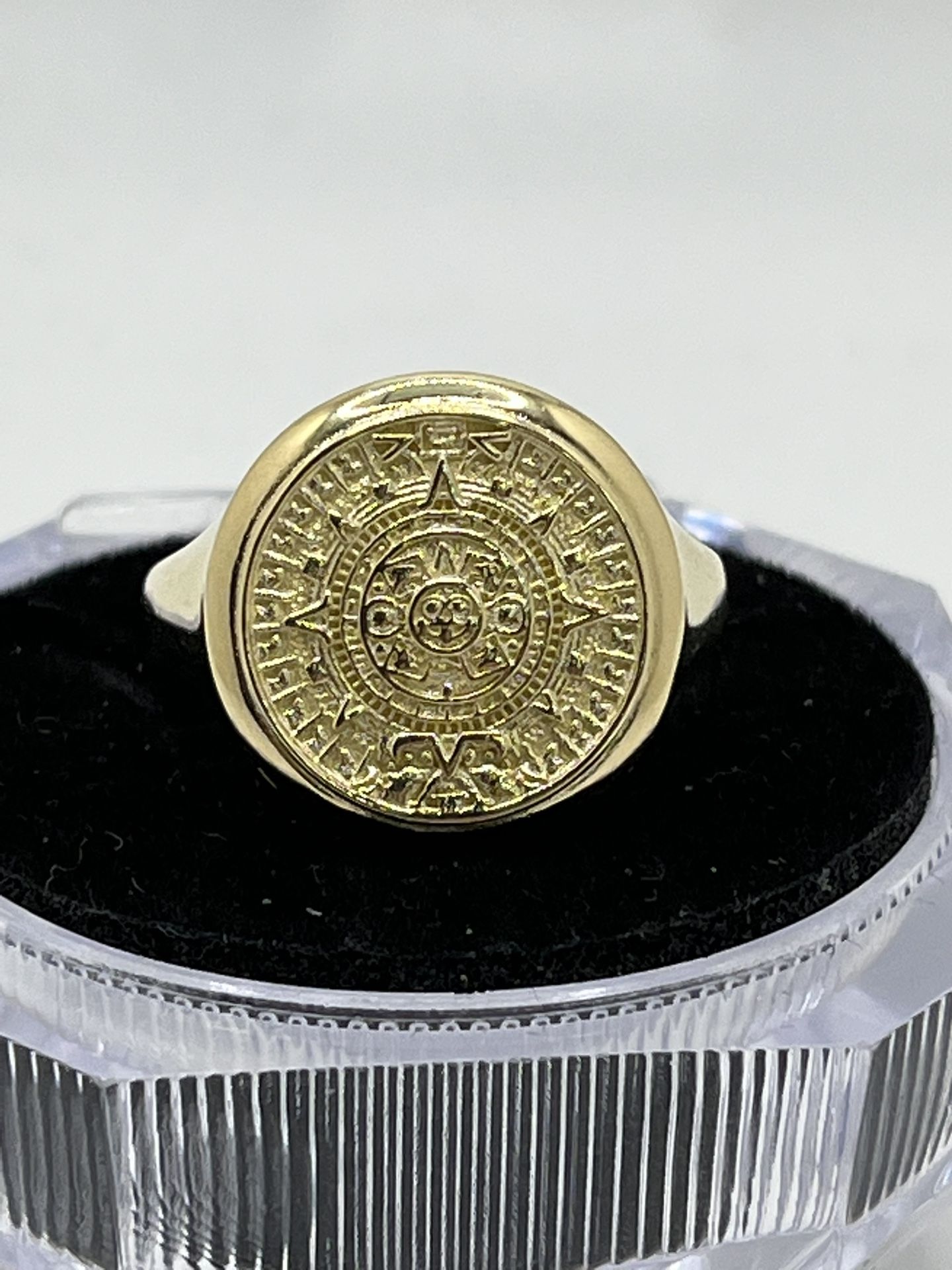 Brand New 10k Gold Aztec Ring