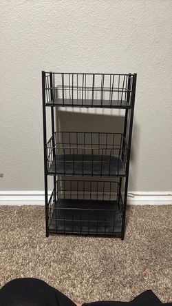 Mini black shelf
