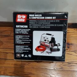 GRIP RITE air Compressor Brand Nailer Combo Kit