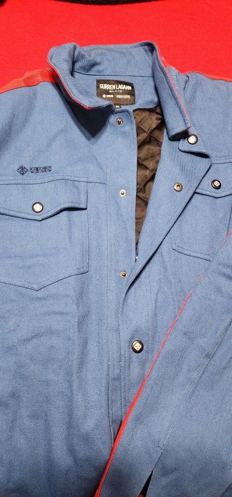 Gurren Lagann Denim Jacket SUN DAMAGED