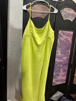 Lime Slip Dress