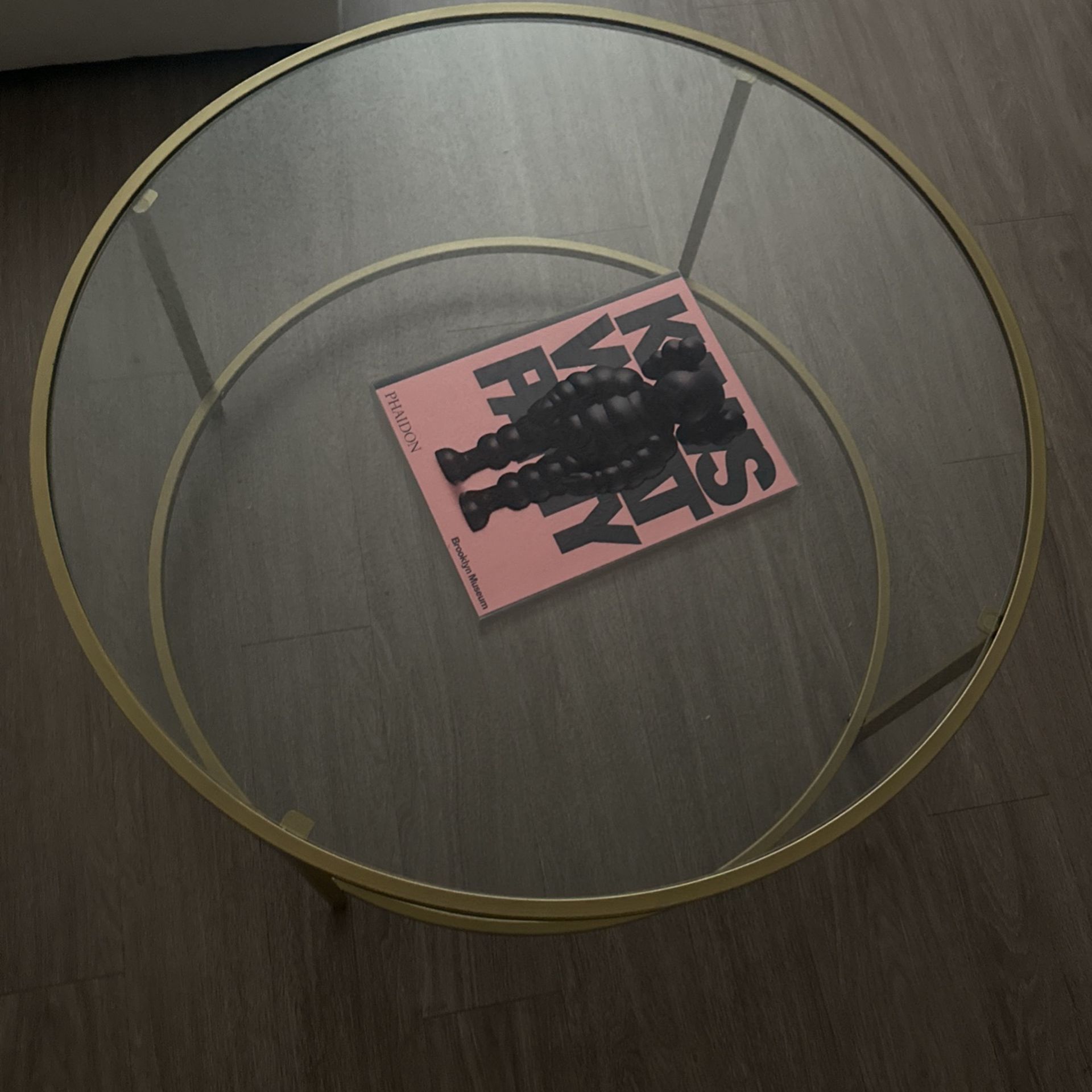 Gold Circle Coffee Table