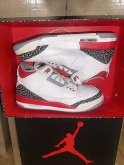 Jordan 3 fire red Sz 5.5y