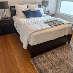 Queen Storage Bed, Dresser And Mirror, Tallboy, 2pc Nightstands
