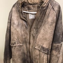 Nordstrom Heavy Leather Jacket