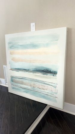 Large canvas painting