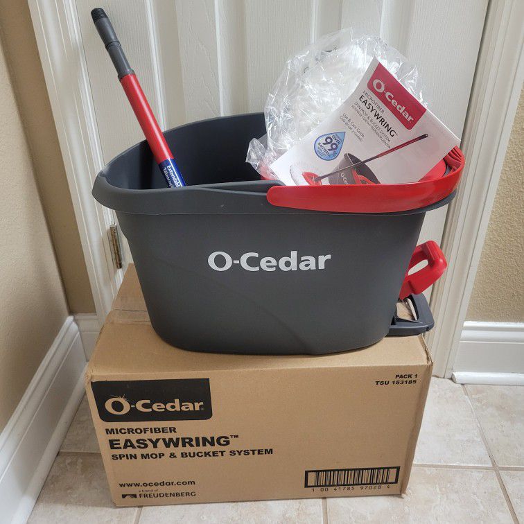 New O-Cedar Spin Mop & Bucket System 