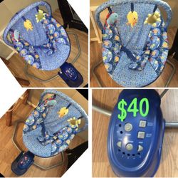 Baby Swing Musical Smoke And Pets Free Home 