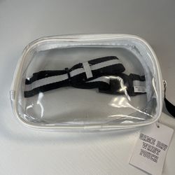 Game Day Waist Pouch See Through Black Straps