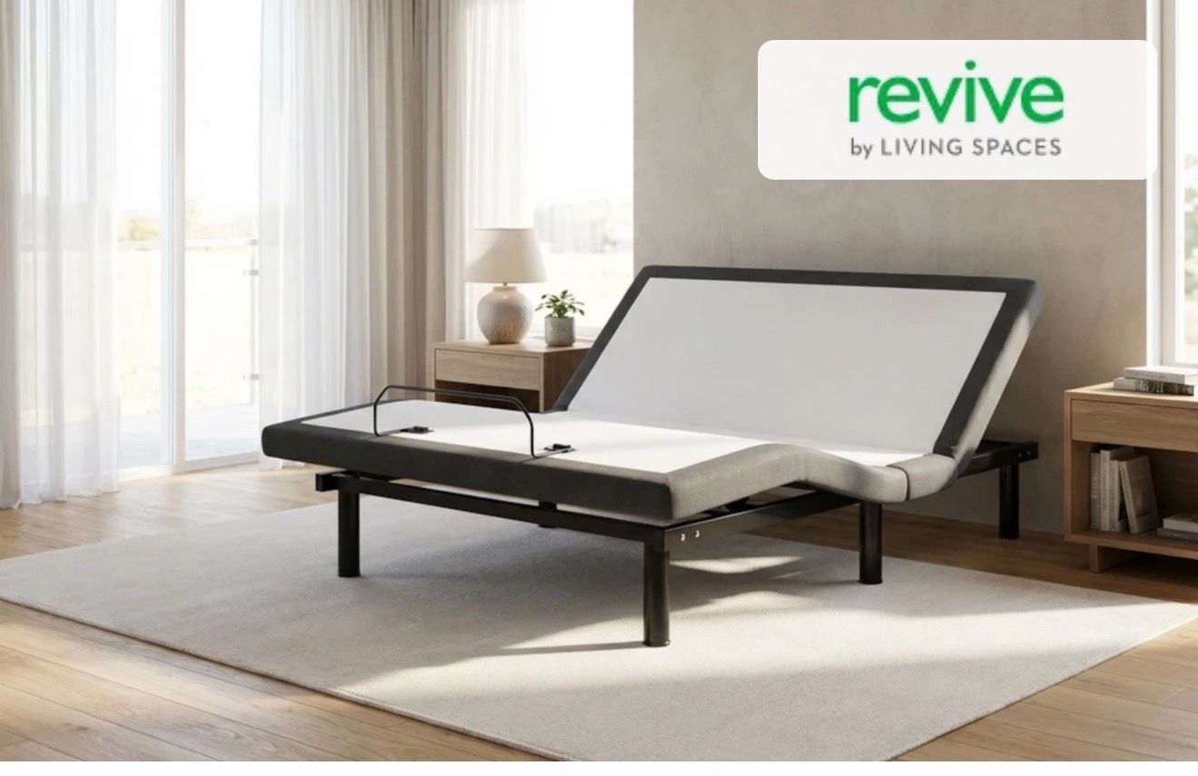 Living Spaces Adjustable King Bed Recliner