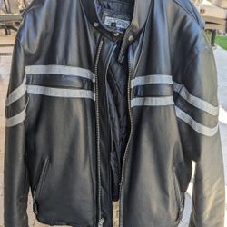 Men's Leather Motorcycle Jacket