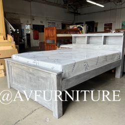 Full Bed And Memory Foam Mattress 