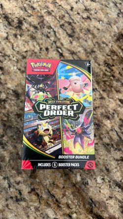 Pokémon TCG: Mega Evolution-Perfect Order Booster Bundle (6 Packs)